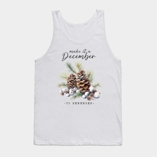 Winter Woodland Quote Tank Top